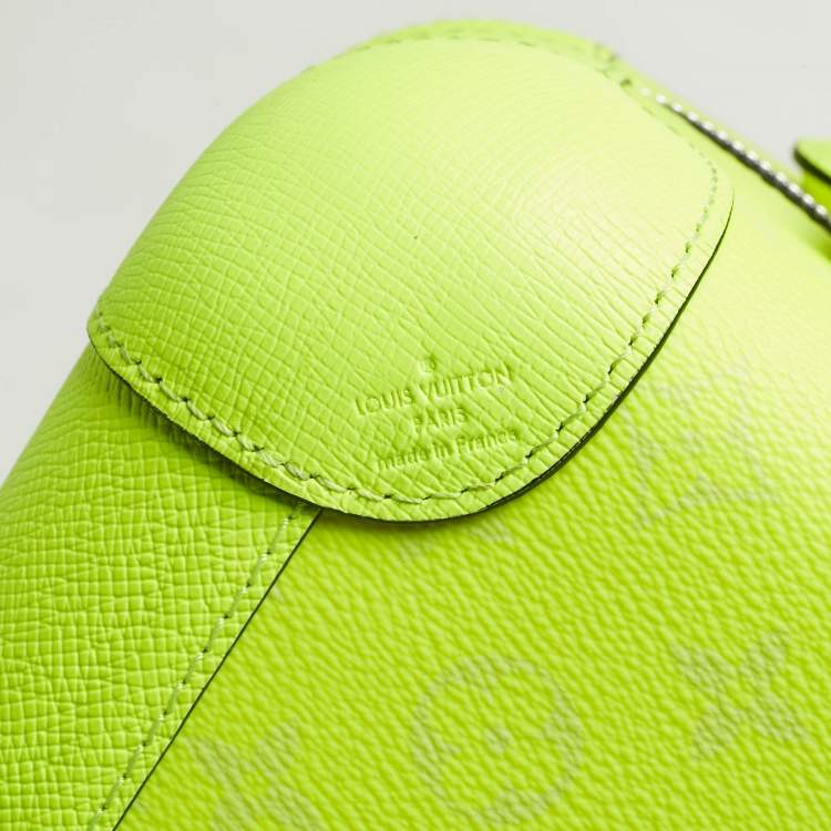 Pre Owned حقيبة سفر لوي فيتون هوريزون 55 كانفاس مونوغرام نيون