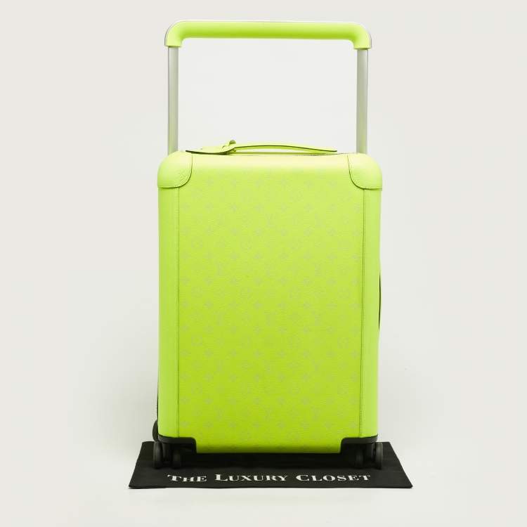 Pre Owned حقيبة سفر لوي فيتون هوريزون 55 كانفاس مونوغرام نيون