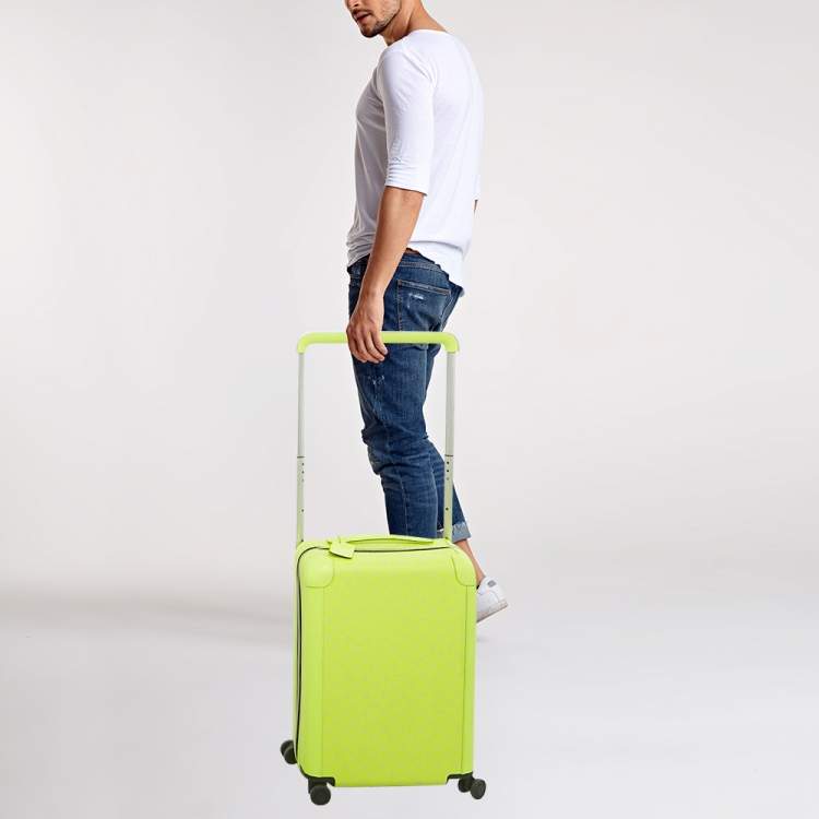 Pre Owned حقيبة سفر لوي فيتون هوريزون 55 كانفاس مونوغرام نيون