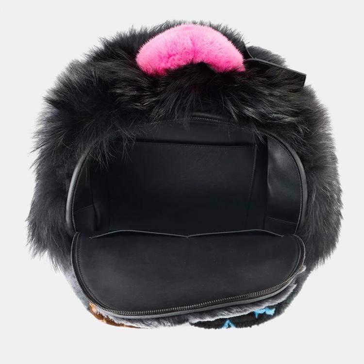 Pre Owned حقيبة ظهر لويس فويتون أوتوني هيفر 2020 فرو متعدد نوير مونوغرام فرو