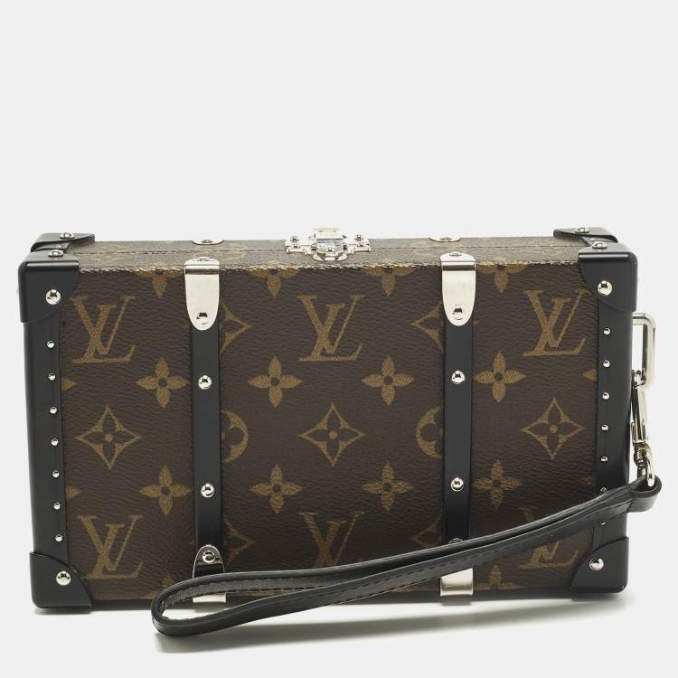 Pre Owned Louis Vuitton Neo Monogram Macassar Canvas Wallet Trunk