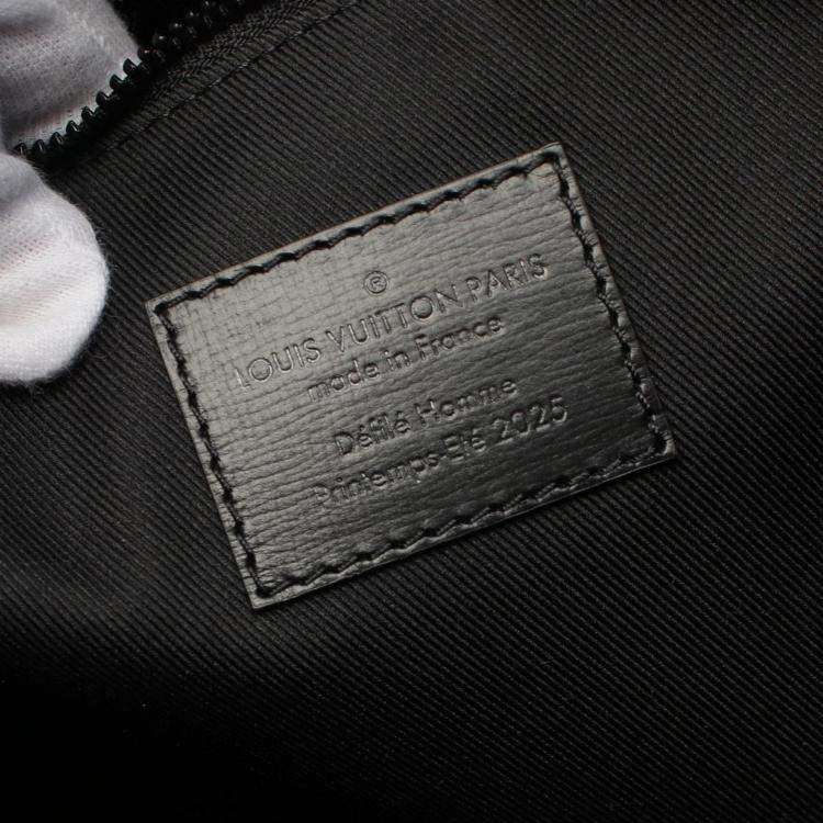 Pre Owned Louis Vuitton Shopper Tote Mm Bag Leather Black