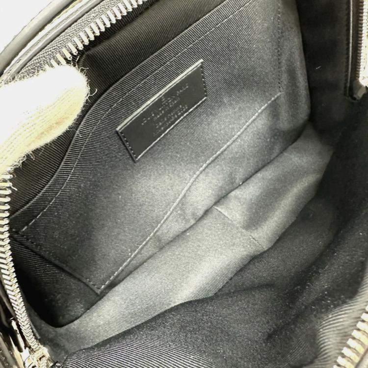 Pre Owned Louis Vuitton Monogram Macassar Biker Messenger Shoulder Bag Canvas Brown