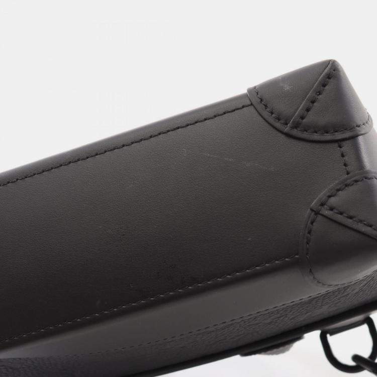 Pre Owned Louis Vuitton Steamer Pm Handbag Leather Monogram Taurillon Black