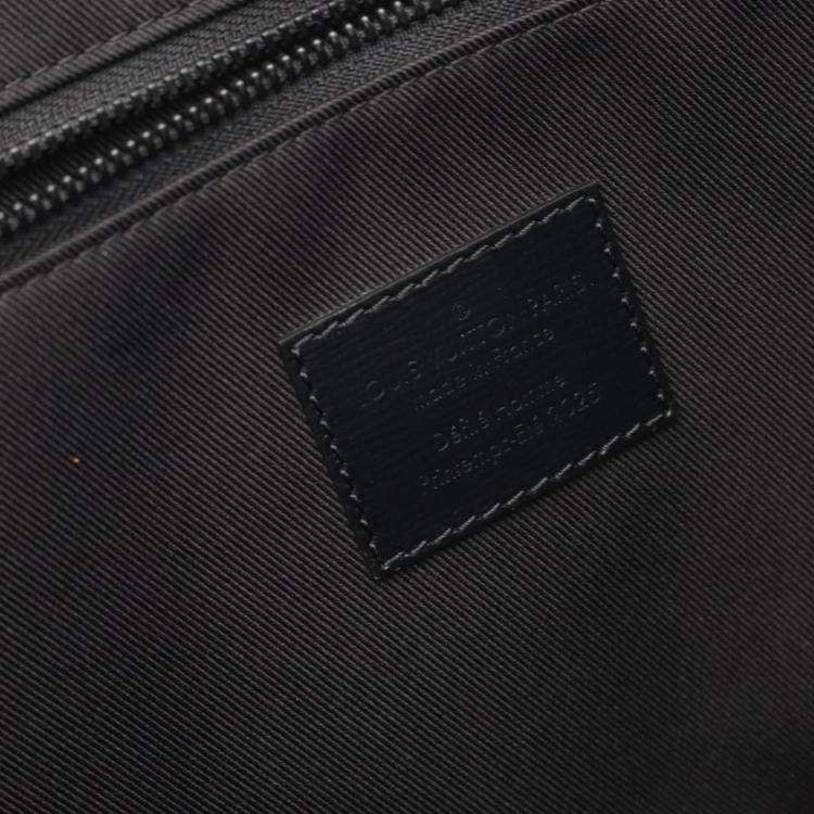 Pre Owned Louis Vuitton Shopper Tote Mm Bag Leather Black