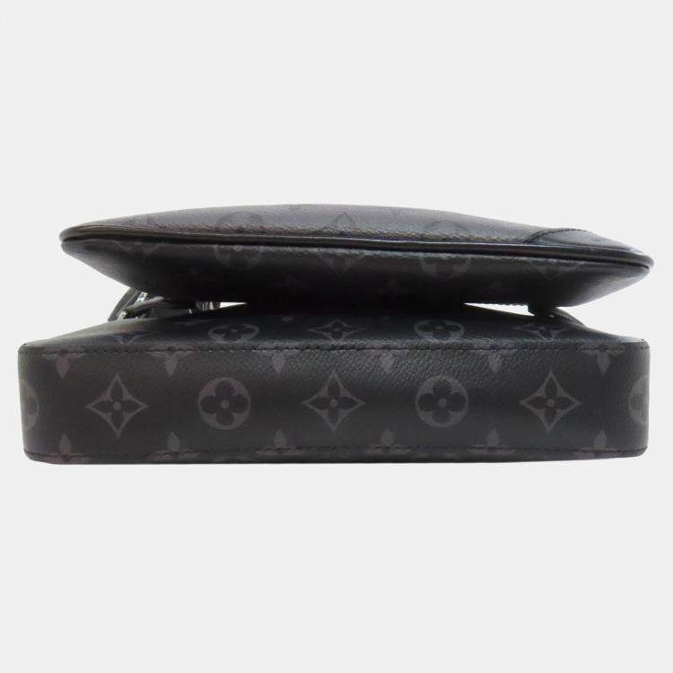 Pre Owned Louis Vuitton Trio Messenger Shoulder Bag Monogram Eclipse