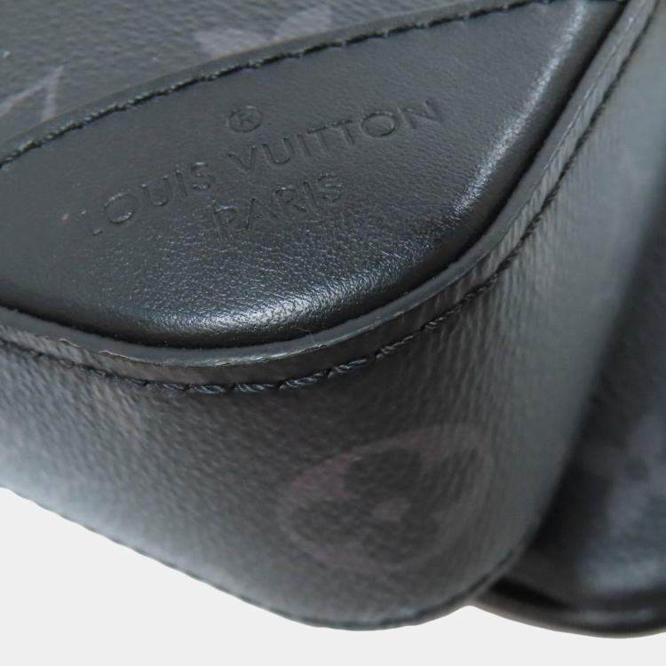 Pre Owned Louis Vuitton Trio Messenger Shoulder Bag Monogram Eclipse