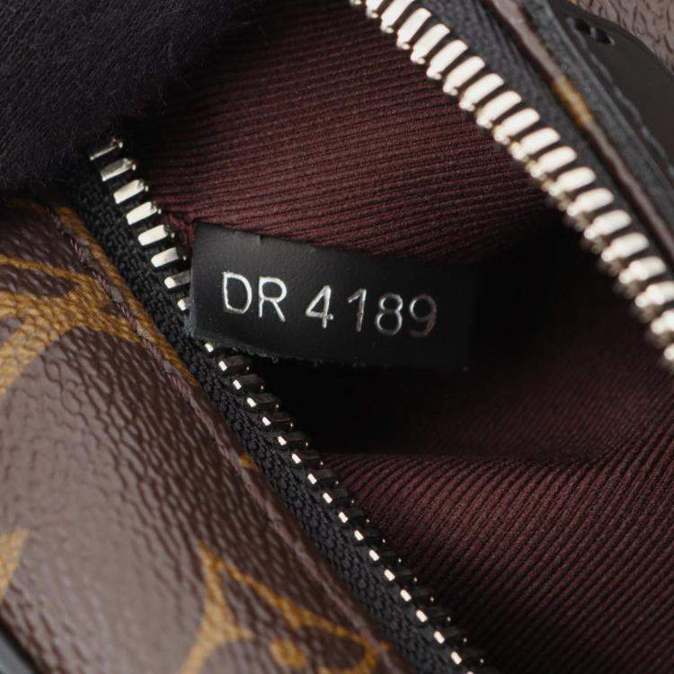 Pre Owned Louis Vuitton Josh Rucksack Coated Canvas And Leather Monogram Macassar Backpack Brown Black