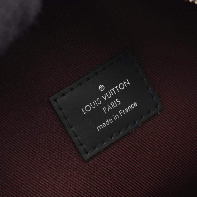 Pre Owned Louis Vuitton Josh Rucksack Coated Canvas And Leather Monogram Macassar Backpack Brown Black