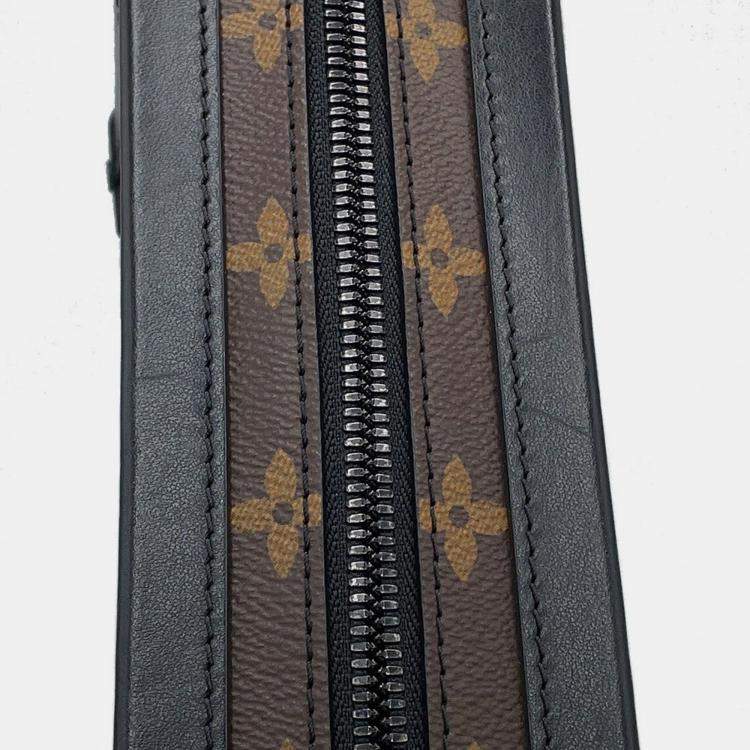 Pre Owned Louis Vuitton Vertical Soft Trunk Noir Monogram / Toughtage