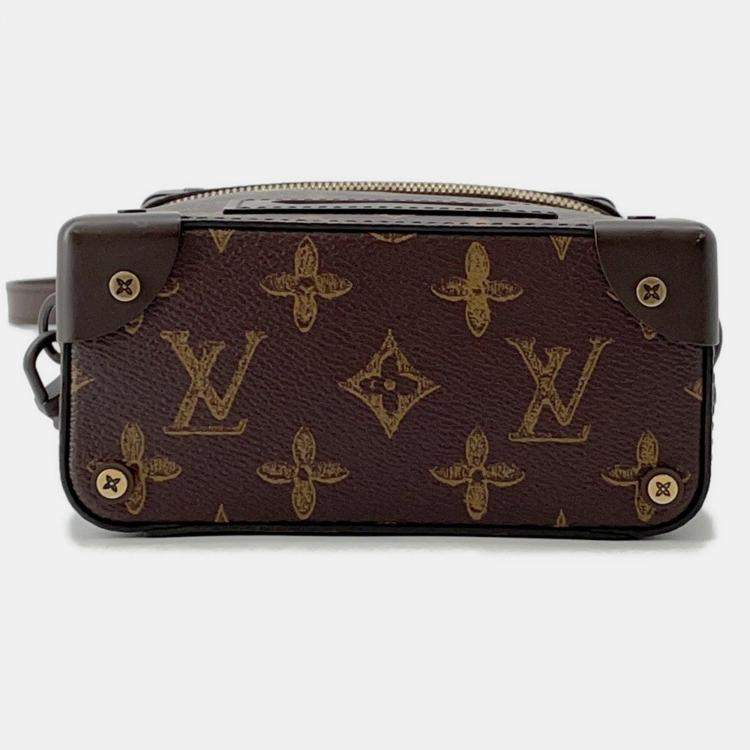Pre Owned Louis Vuitton Vertical Box Trunk Green Monogram