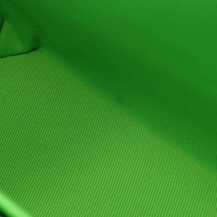 Pre Owned Louis Vuitton Vertical Box Trunk Green Monogram