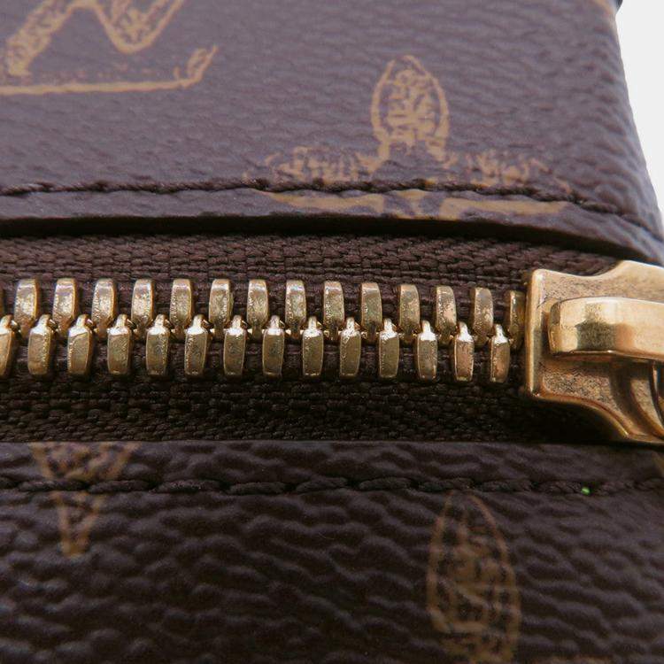 Pre Owned Louis Vuitton Vertical Box Trunk Green Monogram