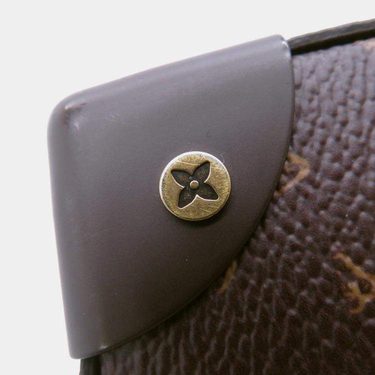 Pre Owned Louis Vuitton Vertical Box Trunk Green Monogram