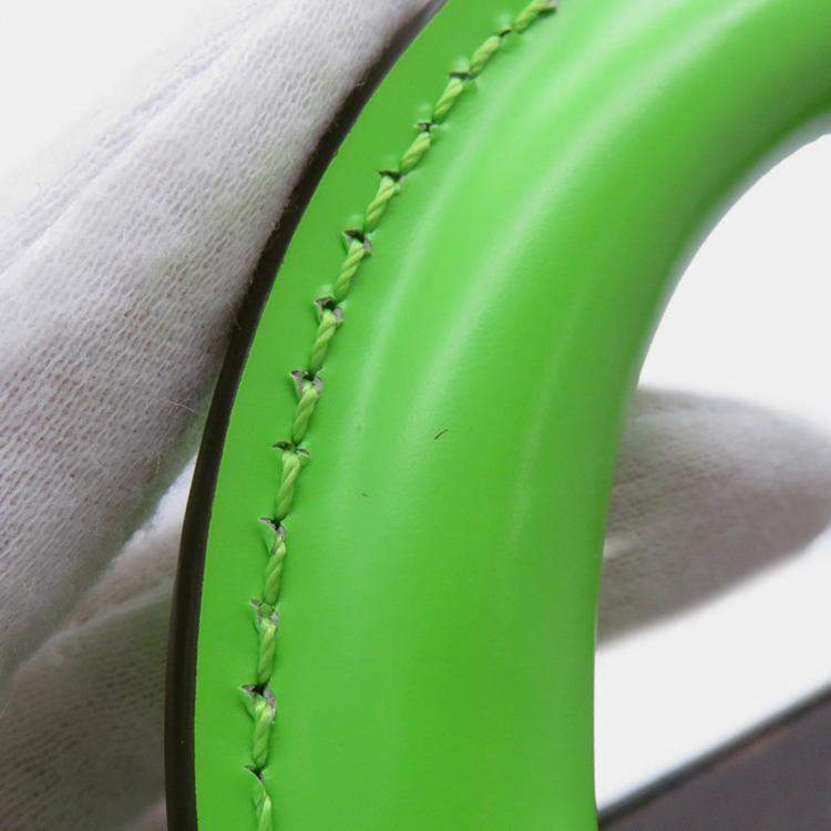 Pre Owned Louis Vuitton Vertical Box Trunk Green Monogram