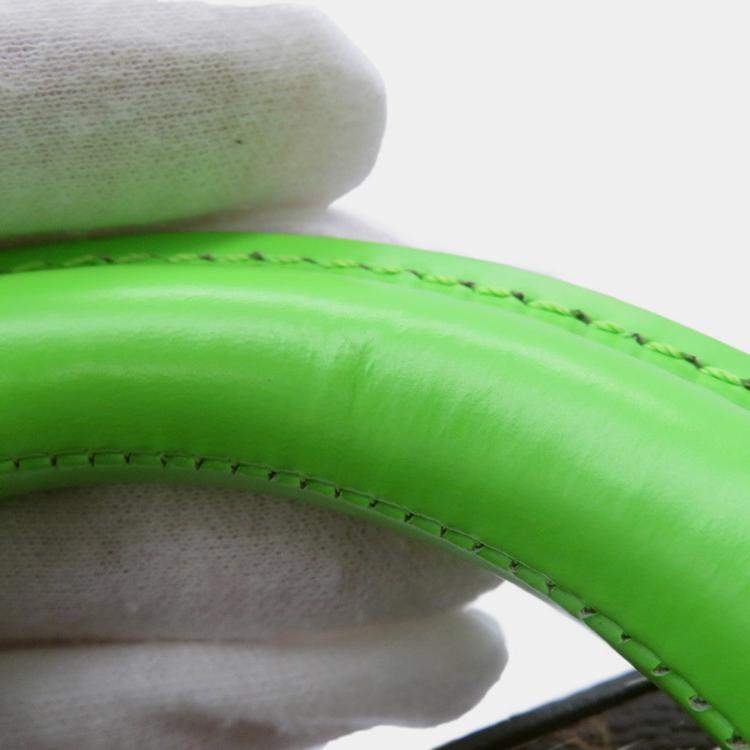 Pre Owned Louis Vuitton Vertical Box Trunk Green Monogram