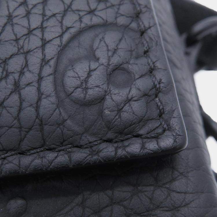 Pre Owned Louis Vuitton Steamer Wearable Wallet Noir Monogram Taurillon