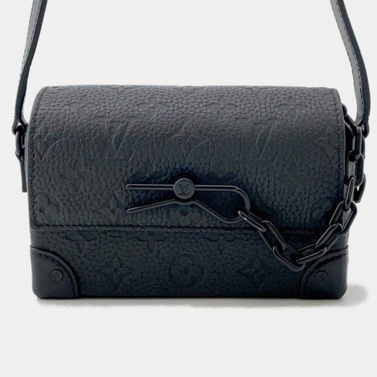 Pre Owned Louis Vuitton Steamer Wearable Wallet Noir Monogram Taurillon