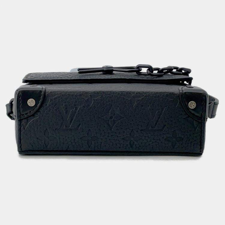 Pre Owned Louis Vuitton Steamer Wearable Wallet Noir Monogram Taurillon