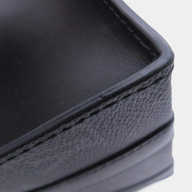 Pre Owned Louis Vuitton Sac Plat Noir Monogram Eclipse Size Mini