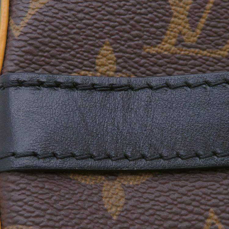 Pre Owned Louis Vuitton Trio Messenger Brown/Orange/Black Monogram Macassar Canvas