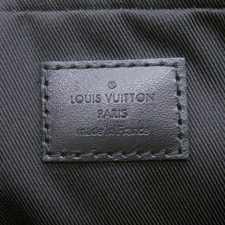 Pre Owned Louis Vuitton Trio Messenger Brown/Orange/Black Monogram Macassar Canvas