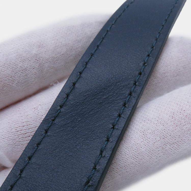 Pre Owned Louis Vuitton Mini Soft Trunk Blue Monogram Aqua Garden