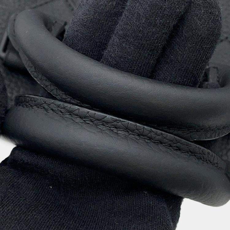 Pre Owned Louis Vuitton Sac Plat Black Monogram Taurillon