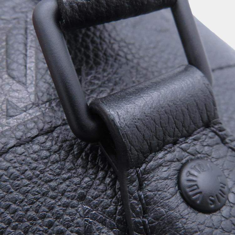 Pre Owned حقيبة لويس فيتون مع ثقوب نوار مونوجرام إمبريانت جلد بحجم بي إم