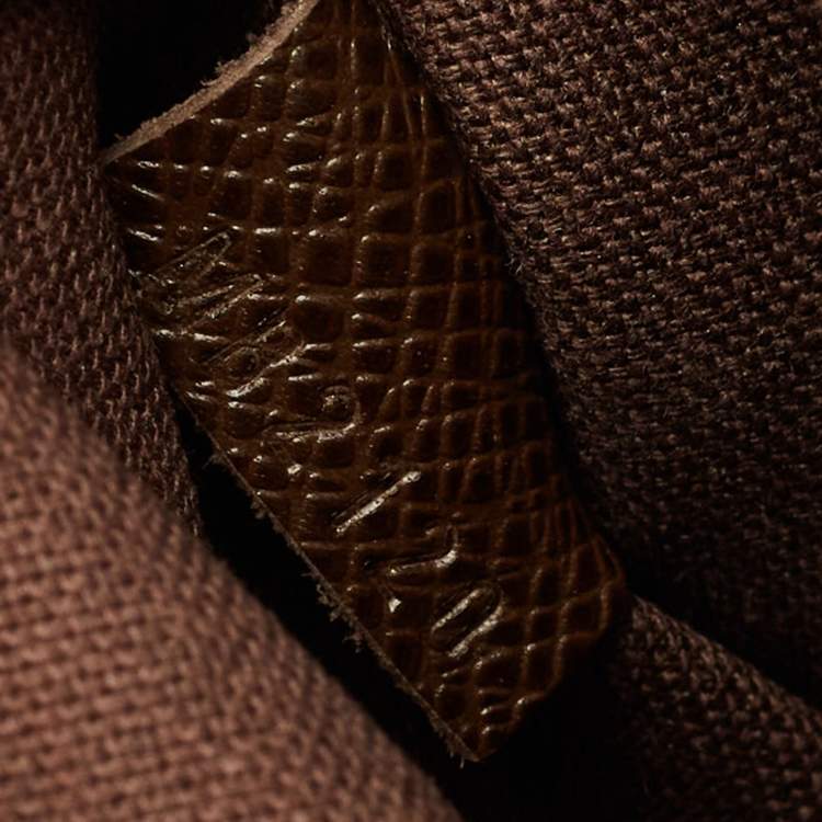 Pre Owned Louis Vuitton Anton Grizzli Taiga Leather Briefcase Bag