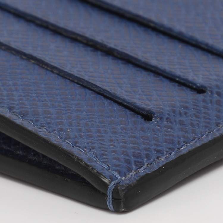 Pre Owned Louis Vuitton Monogram Cobalt Coin Card Holder