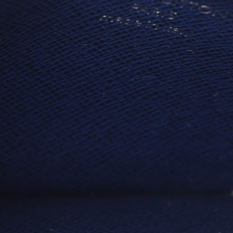 Pre Owned Louis Vuitton Monogram Cobalt Coin Card Holder