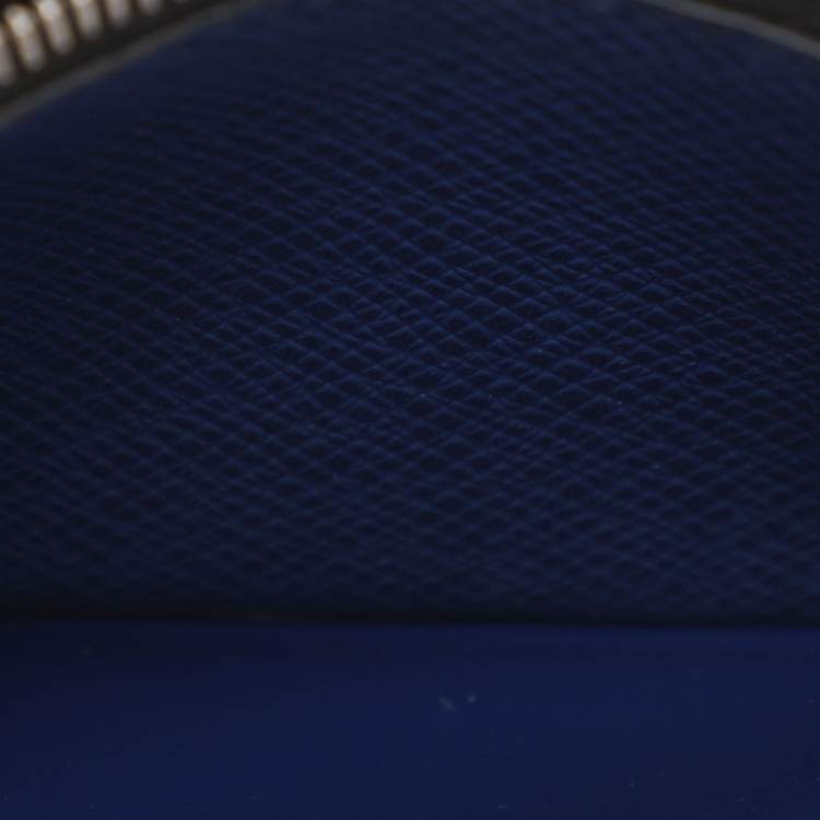 Pre Owned Louis Vuitton Monogram Cobalt Coin Card Holder