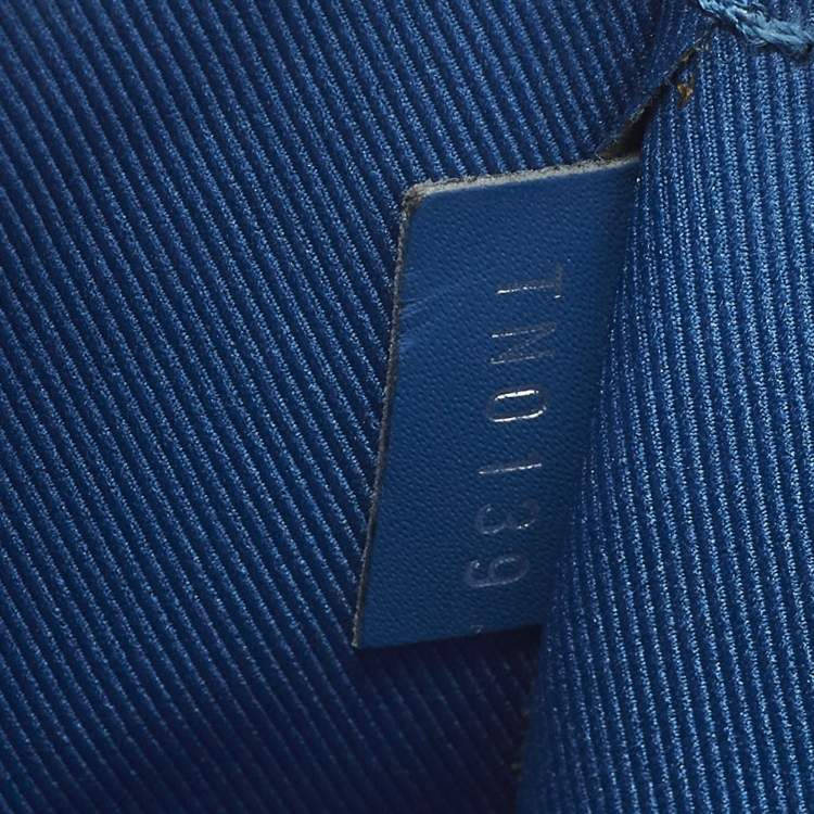 مملوكة مسبقًا Louis Vuitton Pochette Jour GM Blue Damier Graphite Canvas Pouch