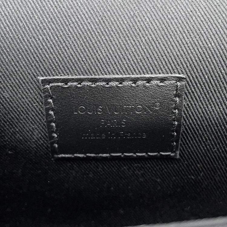 Pre Owned Louis Vuitton Steamer Wearable Wallet Black Monogram Eclipse