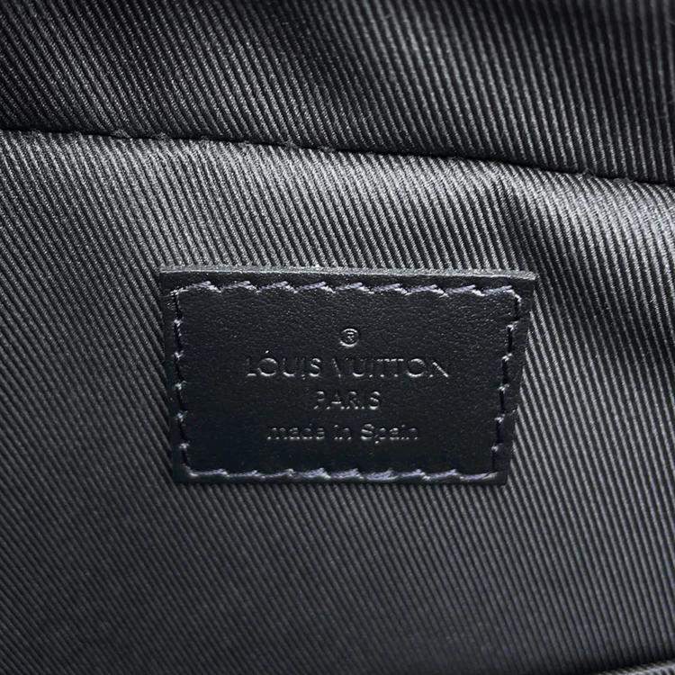 Pre Owned Louis Vuitton Soft Trunk Briefcase Noir Monogram Eclipse