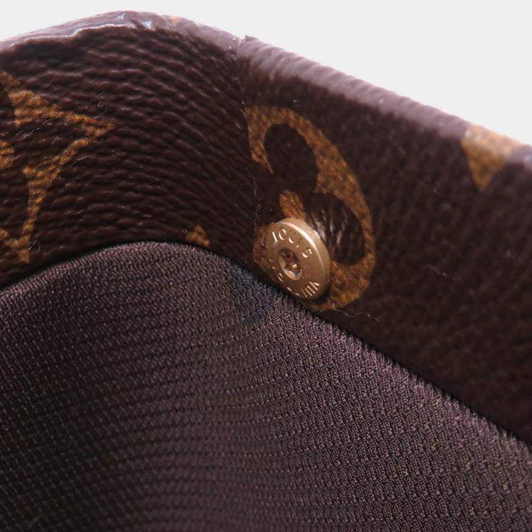 Pre Owned Louis Vuitton Suitcase Rolling Trunk Brown Monogram