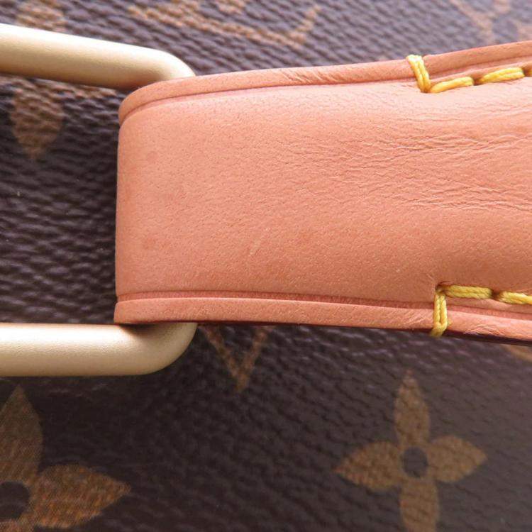Pre Owned Louis Vuitton Suitcase Rolling Trunk Brown Monogram