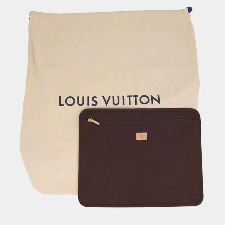 Pre Owned Louis Vuitton Suitcase Rolling Trunk Brown Monogram