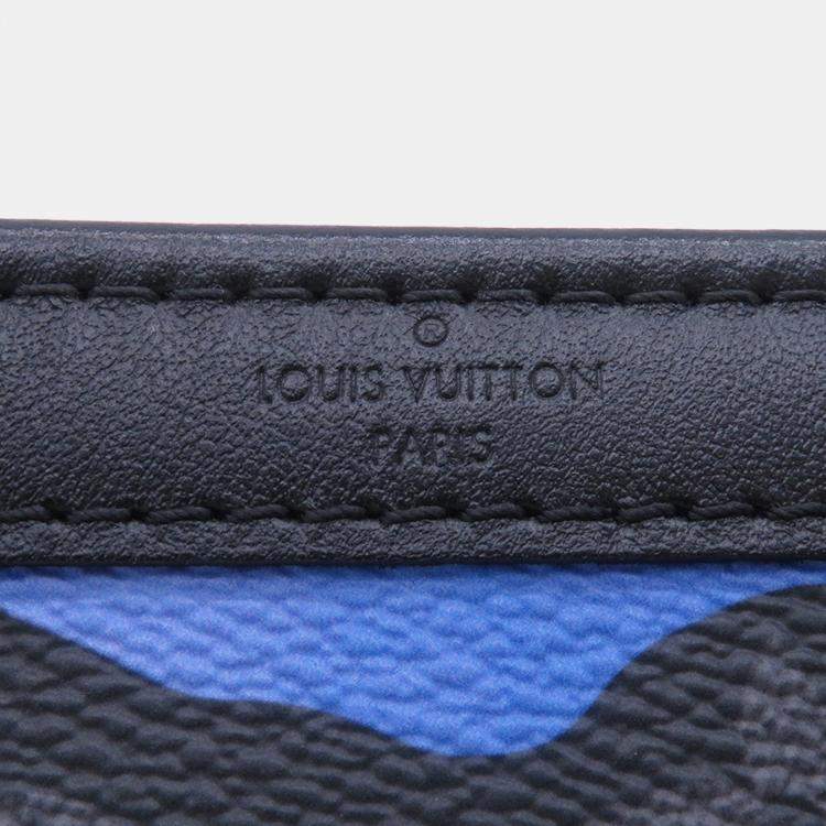 مملوكة مسبقًا Louis Vuitton Gaston Wearable Wallet Noir Monogram Eclipse