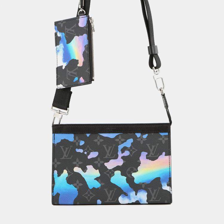 مملوكة مسبقًا Louis Vuitton Gaston Wearable Wallet Noir Monogram Eclipse