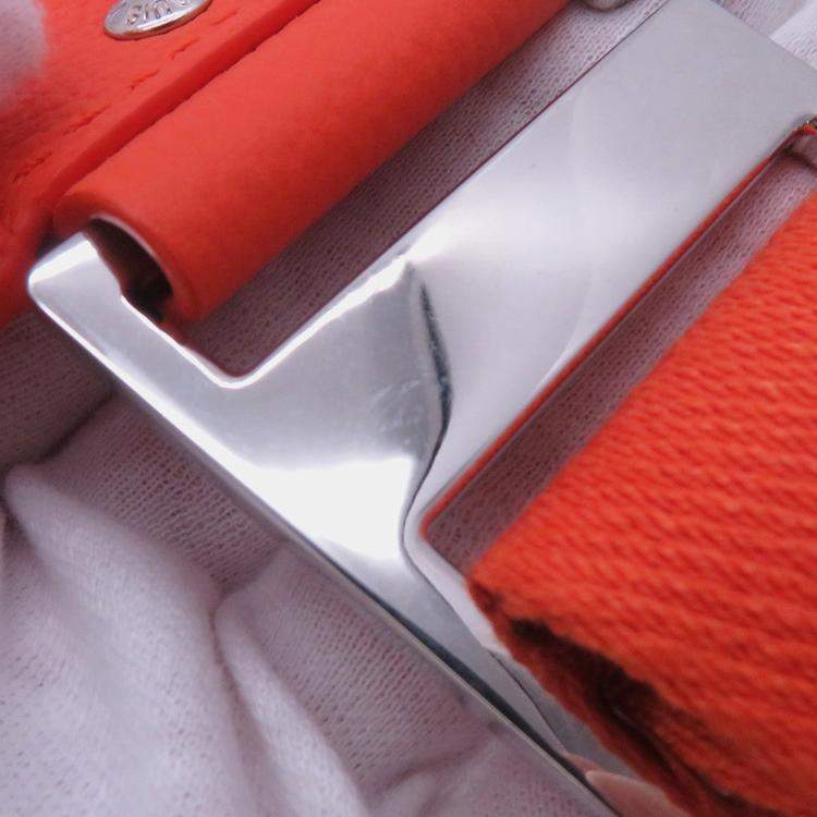 Pre Owned Louis Vuitton Bumbag Nv Orange Lv Aerogram Leather