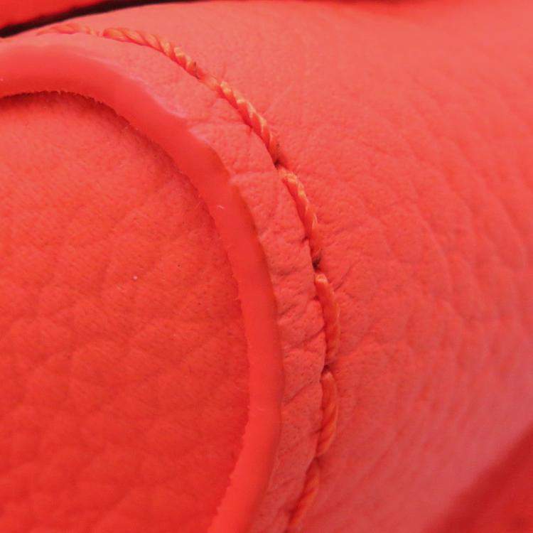 Pre Owned Louis Vuitton Bumbag Nv Orange Lv Aerogram Leather