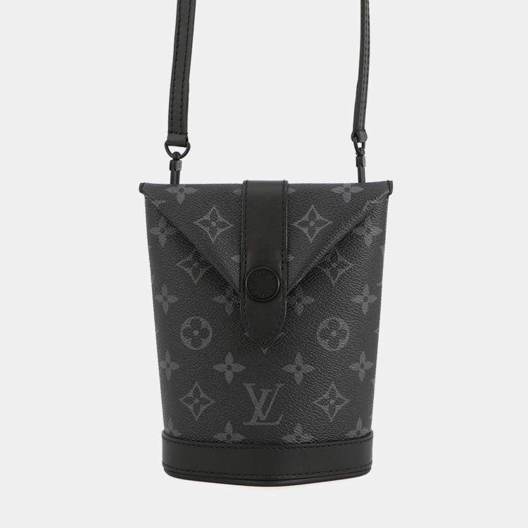 مملوكة مسبقًا Louis Vuitton Envelope/Pouch Noir Monogram Eclipse