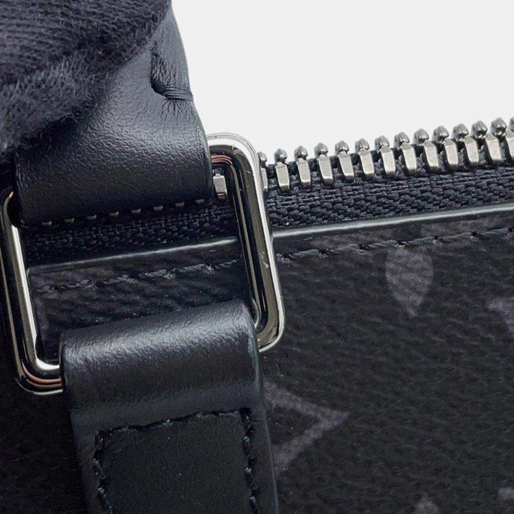 Pre Owned Louis Vuitton Sac Plat Noir Monogram Eclipse