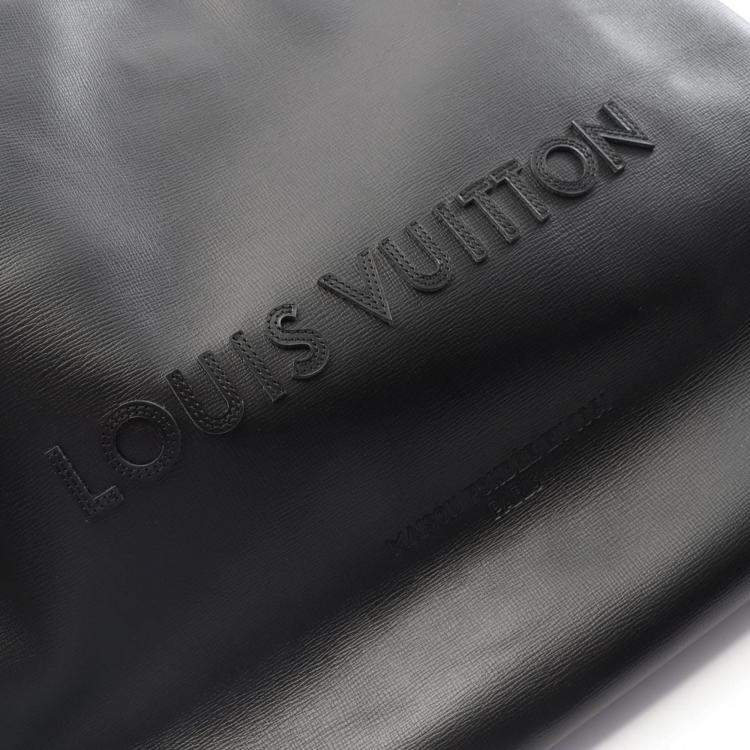 Pre Owned Louis Vuitton Shopper Tote Mm Bag Leather Black
