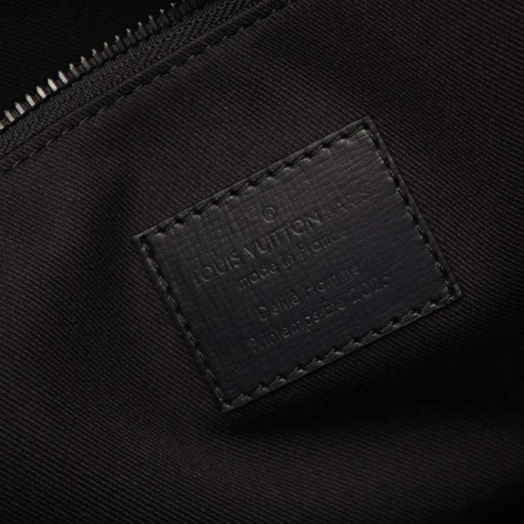 Pre Owned Louis Vuitton Shopper Tote Mm Bag Leather Black