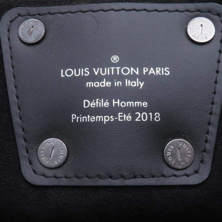 مملوكة مسبقًا Louis Vuitton Tote Noir/Silver Monogram Eclipse Split