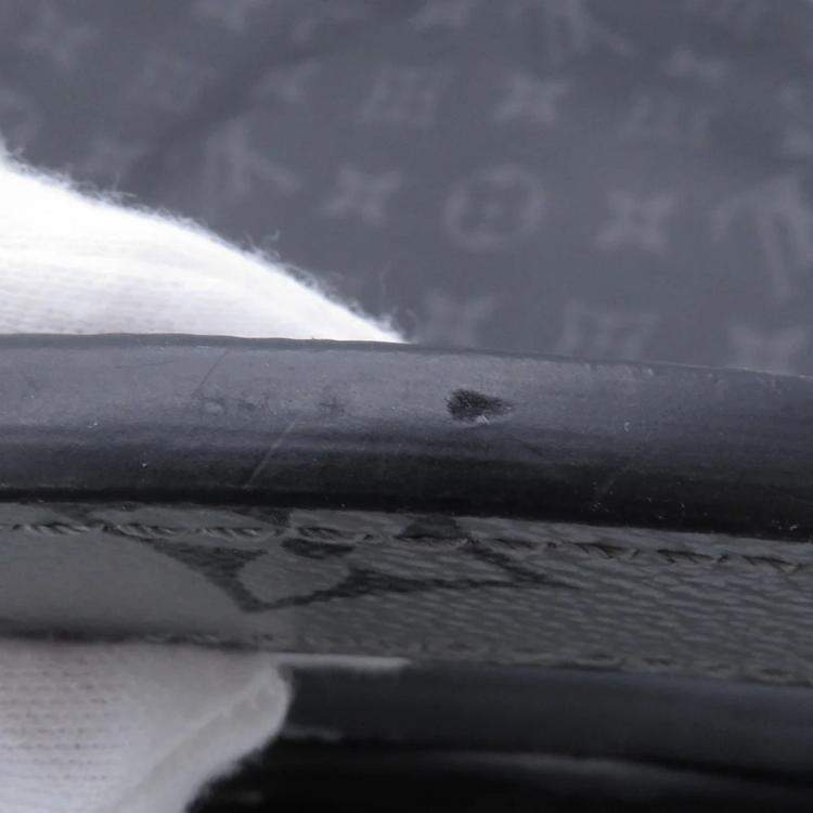 مملوكة مسبقًا Louis Vuitton Tote Noir/Silver Monogram Eclipse Split