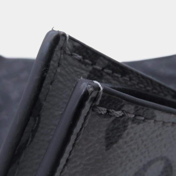 مملوكة مسبقًا Louis Vuitton Tote Noir/Silver Monogram Eclipse Split